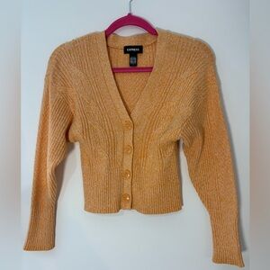 Express Women's Warm Orange Cardigan